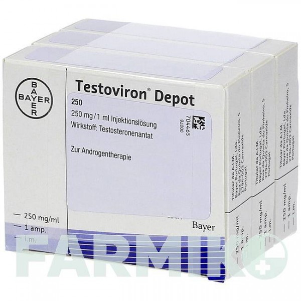 ТЕСТОВИРОН (TESTOVIRON) 250 ампулы 3x1 мл - Тестостерон EMRA-MED
