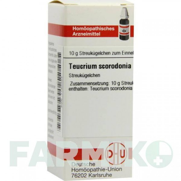 ТЕУКРИУМ СКОРОДОНИА (TEUCRIUM SCORODONIA) D 6 глобули 10 г - Гомеопатия DHU