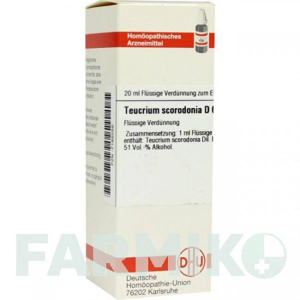 ТЕУКРИУМ СКОРОДОНИА (TEUCRIUM SCORODONIA) D 6 раствор 20 мл - Гомеопатия DHU