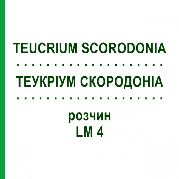 ТЕУКРИУМ СКОРОДОНИА (TEUCRIUM SCORODONIA) LM 4 раствор 10 мл - Гомеопатия ARCANA DR.SEWERIN