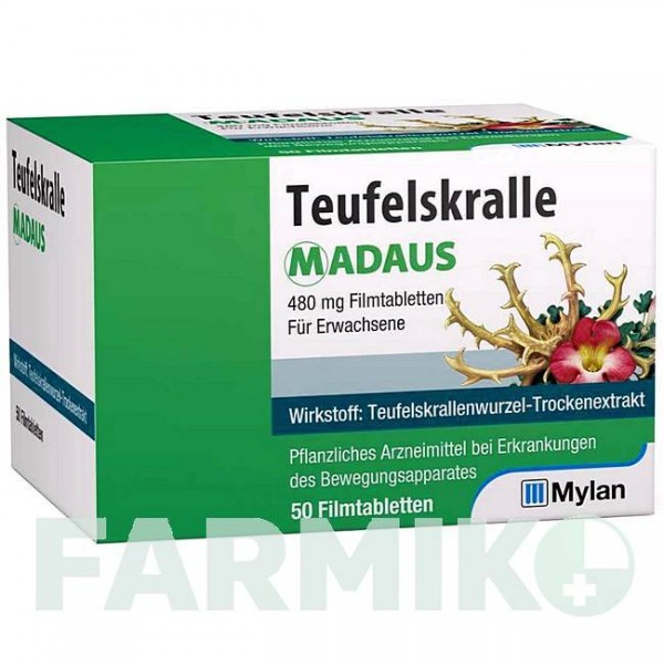 ТЕУФЕЛЬСКРАЛЛЕ (TEUFELSKRALLE) таблетки 50 шт - Корень дьявольского когтя VIATRIS