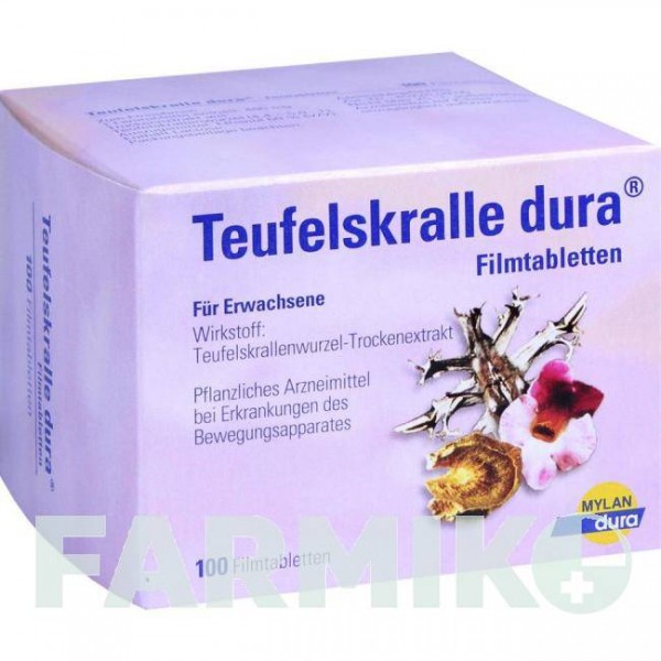 ТЕУФЕЛЬСКРАЛЛЕ (TEUFELSKRALLE) таблетки 100 шт - Корень дьявольского когтя VIATRIS