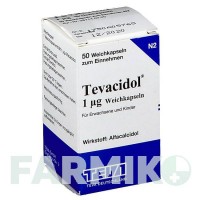ТЕВАЦИДОЛ (TEVACIDOL) 1 мкг капсули 50 шт - Альфакальцидол THERAMEX