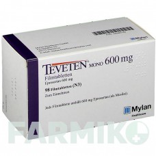 ТЕВЕТЕН (TEVETEN) 600 мг таблетки 98 шт - Епросартан VIATRIS