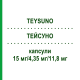ТЕЙСУНО (TEYSUNO) 15 мг/4,35 мг/11,8 мг капсулы 42 шт - Тегафур, Гимерацил, Отерацил NORDIC PHARMA
