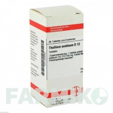 ТАЛЛИУМ АЦЕТИКУМ (THALLIUM ACETICUM) D 12 таблетки 80 шт - Гомеопатия DHU