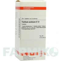 ТАЛІУМ АЦЕТИКУМ (THALLIUM ACETICUM) D 12 таблетки 200 шт - Гомеопатія DHU