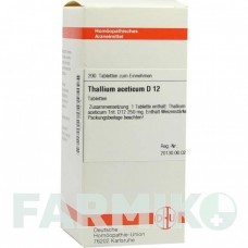 ТАЛЛИУМ АЦЕТИКУМ (THALLIUM ACETICUM) D 12 таблетки 200 шт - Гомеопатия DHU