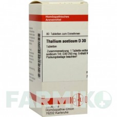 ТАЛЛИУМ АЦЕТИКУМ (THALLIUM ACETICUM) D 30 таблетки 80 шт - Гомеопатия DHU