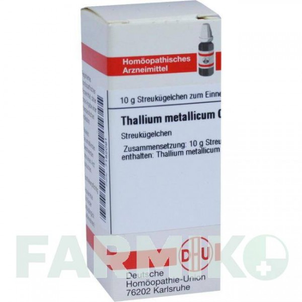 ТАЛЛИУМ МЕТАЛЛИКУМ (THALLIUM METALLICUM) C 30 глобули 10 г - Гомеопатия DHU