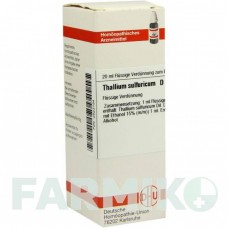 ТАЛЛИУМ СУЛЬФУРИКУМ (THALLIUM SULFURICUM) D 12 раствор 20 мл - Гомеопатия DHU