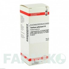 ТАЛЛИУМ СУЛЬФУРИКУМ (THALLIUM SULFURICUM) D 6 раствор 50 мл - Гомеопатия DHU