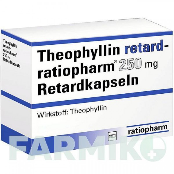 ТЕОФИЛЛИН (THEOPHYLLIN) 250 мг капсулы 100 шт - Теофиллин RATIOPHARM