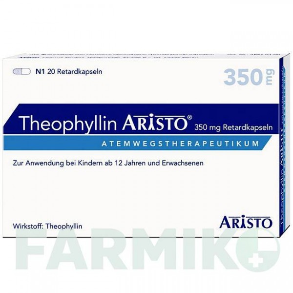 ТЕОФИЛЛИН (THEOPHYLLIN) 350 мг капсулы 20 шт - Теофиллин ARISTO PHARMA