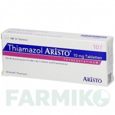 ТИАМАЗОЛ (THIAMAZOL) 10 мг таблетки 50 шт - Тиамазол ARISTO PHARMA