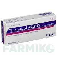 ТИАМАЗОЛ (THIAMAZOL) 10 мг таблетки 100 шт - Тиамазол ARISTO PHARMA