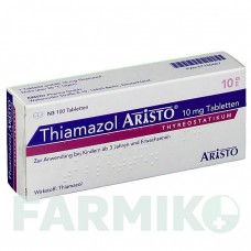 ТИАМАЗОЛ (THIAMAZOL) 10 мг таблетки 100 шт - Тиамазол ARISTO PHARMA