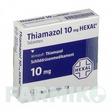 ТИАМАЗОЛ (THIAMAZOL) 10 мг таблетки 100 шт - Тиамазол HEXAL