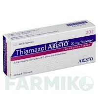 ТІАМАЗОЛ (THIAMAZOL) 20 мг таблетки 50 шт - Тіамазол ARISTO PHARMA