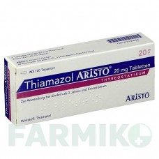 ТИАМАЗОЛ (THIAMAZOL) 20 мг таблетки 100 шт - Тиамазол ARISTO PHARMA