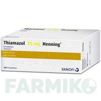 ТІАМАЗОЛ (THIAMAZOL) 20 мг таблетки 100 шт - Тіамазол SANOFI