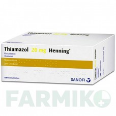 ТИАМАЗОЛ (THIAMAZOL) 20 мг таблетки 100 шт - Тиамазол SANOFI