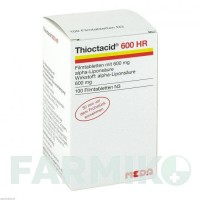 ТІОКТАЦИД (THIOCTACID) 600 таблетки 100 шт - Тіоктова кислота MEDA PHARMA