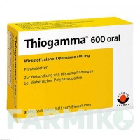 ТИОГАММА (THIOGAMMA) 600 таблетки 30 шт - Тиоктовая кислота WORWAG PHARMA