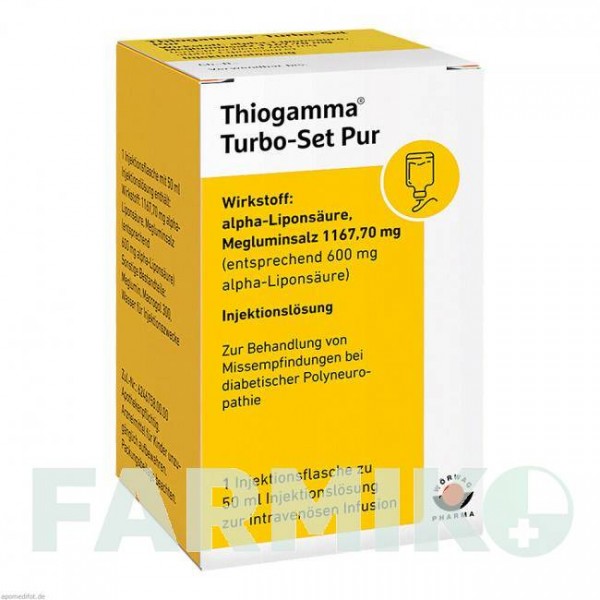 ТІОГАММА (THIOGAMMA) флакон 50 мл - Тіоктова кислота WORWAG PHARMA