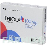 ТІОЛА (THIOLA) 100 мг таблетки 50 шт - Тіопронін DESITIN