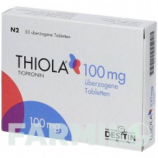 ТІОЛА (THIOLA) 100 мг таблетки 50 шт - Тіопронін DESITIN