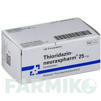 ТИОРИДАЗИН (THIORIDAZIN) 25 мг таблетки 100 шт - Тиоридазин NEURAXPHARM