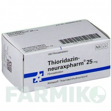 ТИОРИДАЗИН (THIORIDAZIN) 25 мг таблетки 100 шт - Тиоридазин NEURAXPHARM