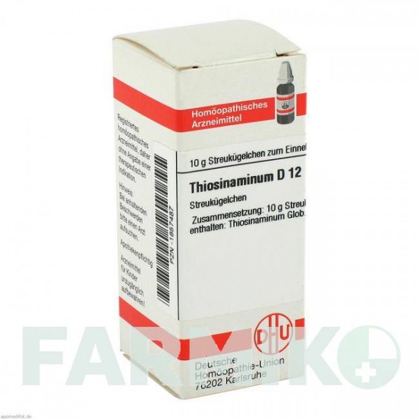 ТИОСИНАМИНУМ (THIOSINAMINUM) D 12 глобули 10 г - Гомеопатия DHU