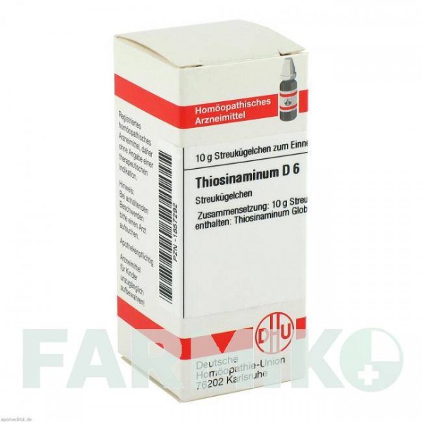 ТИОСИНАМИНУМ (THIOSINAMINUM) D 6 глобули 10 г - Гомеопатия DHU