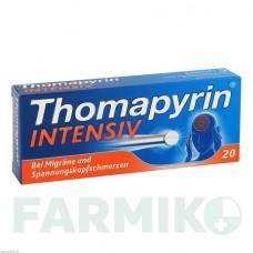 ТОМАПИРИН (THOMAPYRIN) таблетки 20 шт - Парацетамол, Другое A.NATTERMANN & CIE