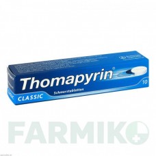 ТОМАПИРИН КЛАССИК (THOMAPYRIN CLASSIC) таблетки 10 шт - Парацетамол, Другое A.NATTERMANN & CIE