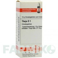 ТУЯ (THUJA) D 1 глобули 10 г - Гомеопатія DHU