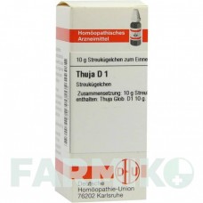 ТУЯ (THUJA) D 1 глобули 10 г - Гомеопатия DHU