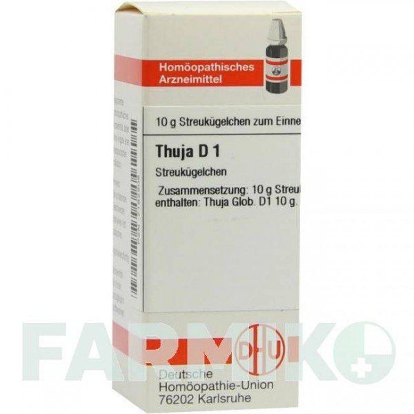 ТУЯ (THUJA) D 1 глобули 10 г - Гомеопатія DHU
