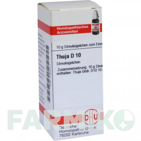 ТУЯ (THUJA) D 10 глобули 10 г - Гомеопатія DHU