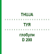 ТУЯ (THUJA) D 200 глобули 10 г - Гомеопатия DR.RECKEWEG