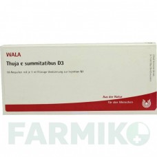 ТУЯ (THUJA) D 3 ампулы 10x1 мл - Гомеопатия WALA HEILMITTEL