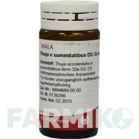 ТУЯ (THUJA) D 3 глобули 20 г - Гомеопатия WALA HEILMITTEL