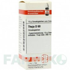 ТУЯ (THUJA) D 60 глобули 10 г - Гомеопатия DHU