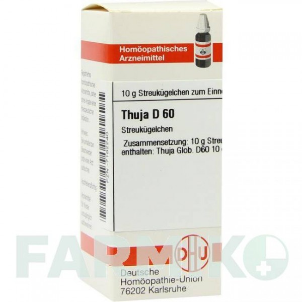 ТУЯ (THUJA) D 60 глобули 10 г - Гомеопатія DHU