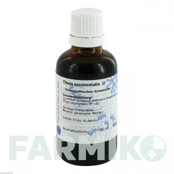 ТУЯ (THUJA) раствор 50 мл - Гомеопатия HANOSAN