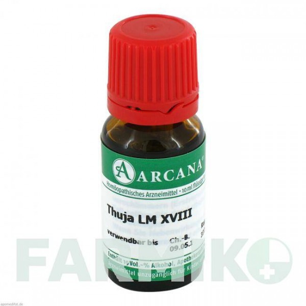 ТУЯ (THUJA) LM 18 раствор 10 мл - Гомеопатия ARCANA DR.SEWERIN