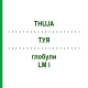 ТУЯ (THUJA) LM I глобули 5 г - Гомеопатия DHU