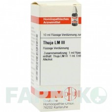 ТУЯ (THUJA) LM III раствор 10 мл - Гомеопатия DHU